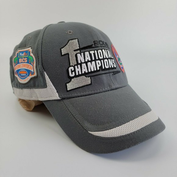 Official Florida Gators 2008 BCS National Champions Cap Hat Nike Strapback - Picture 7 of 12